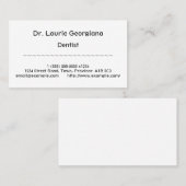 Conservatief, menselijk Visitekaartje (Voorkant / Achterkant)