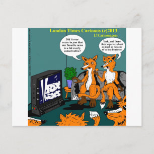 Conservatief Nieuws Grappige Cartoon Briefkaart