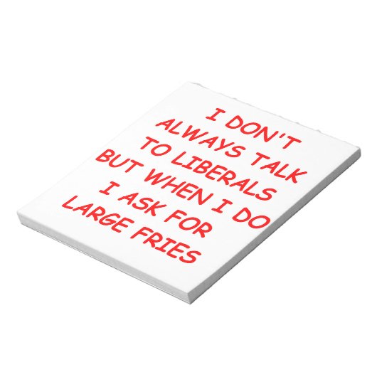 conservatief notitieblok (Linkerzijde)