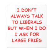 conservatief notitieblok (Voorkant)