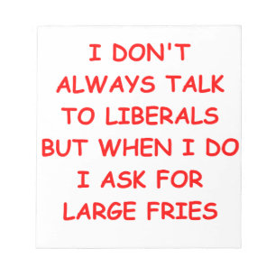 conservatief notitieblok