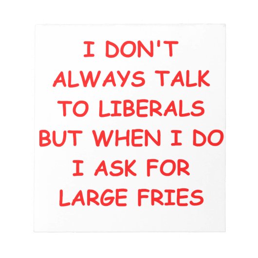 conservatief notitieblok (Voorkant)