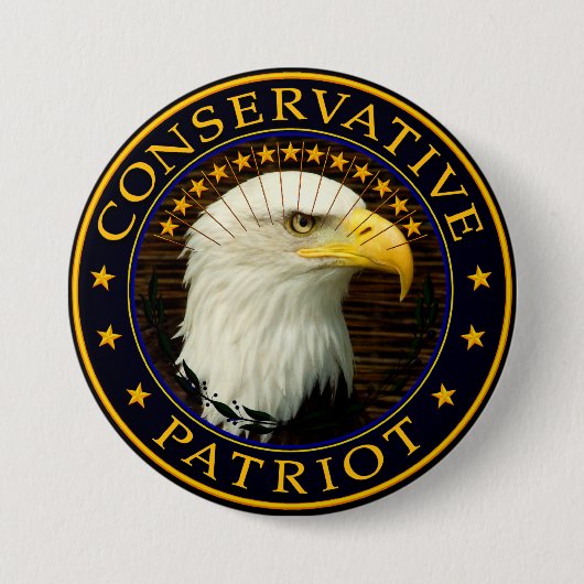 Conservatief Patriot 2 Ronde Button 7,6 Cm (Voorkant)