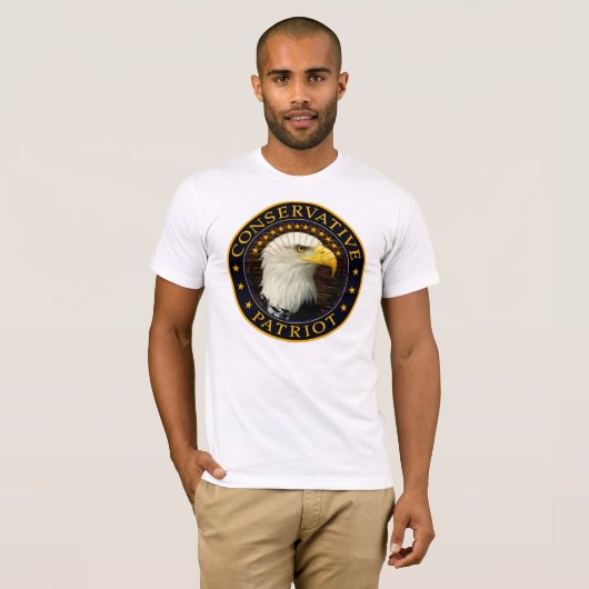Conservatief Patriot T-shirt (Voorkant volledig)