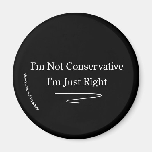 conservatief recht magneet (Voorkant)