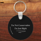conservatief recht sleutelhanger (Voorkant)