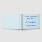 Conservatief, respectabel B&B-bezoekersboek Gastenboek (Volledig)