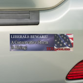 Conservatief Storm stijgend 1 Bumpersticker (Op auto)