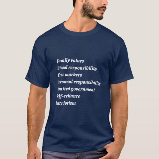 conservatief t-shirt (Voorkant)