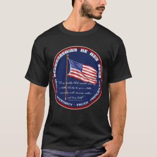 Conservatief van de Core - Liberty Ben Franklin T-shirt