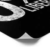 Conservatief van ontwerp T-shirt bedrijf Anti Libe Poster (Hoek)