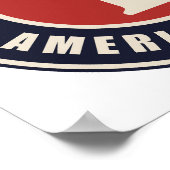 Conservatieve Amerikaanse kiezer Poster (Hoek)