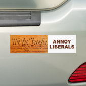 conservatieve bumpersticker (Op auto)
