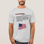 Conservatieve definitie T-Shirt (Voorkant)