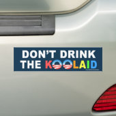 Conservatieve "Drink de kooset niet"-sticker Bumpersticker (Op auto)
