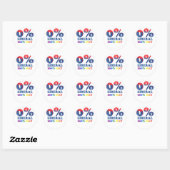 Conservatieve Gay Pride LGBT Ronde Sticker (Vel)