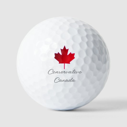 Conservatieve golfballen van Canada (Voorkant)