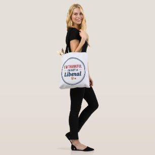 Conservatieve Humor Boodschappentas – Ik ben dankb Tote Bag