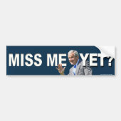Conservatieve "Miss Me Toch?" bumpersticker (Voorkant)