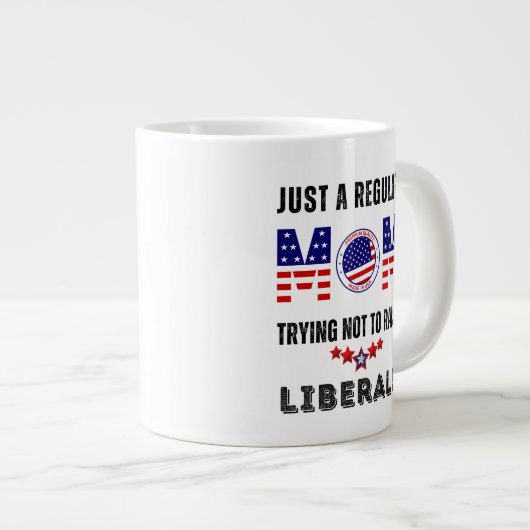 Conservatieve moeder Mok-20oz Grote Koffiekop (Voorkant rechts)