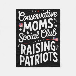Conservatieve Moeders Sociale Club Patriotser Opvo Fleece Deken