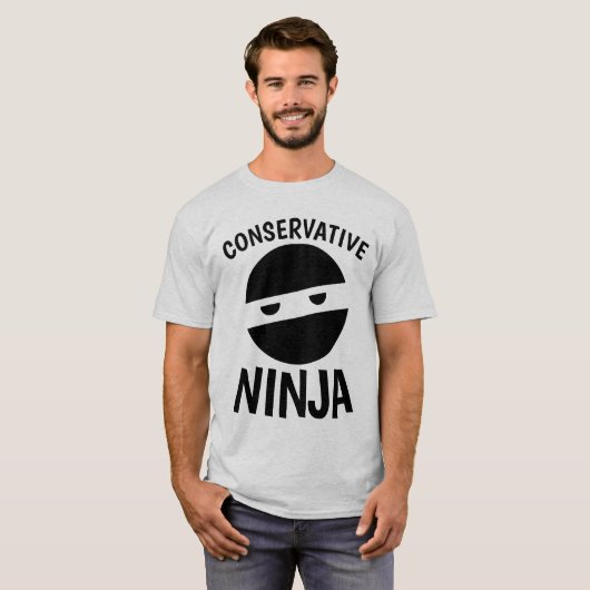 CONSERVATIEVE NINJA T-shirts (Voorkant volledig)