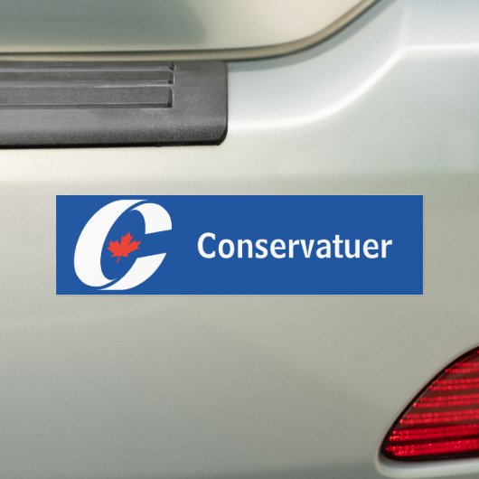 Conservatieve Partij Canada Bumpersticker (Op auto)