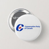 Conservatieve Partij van Canada Logo Ronde Button 5,7 Cm (Voorkant /achterkant)
