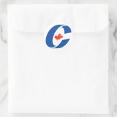 Conservatieve Partij van Canada Ronde Sticker (Tas)