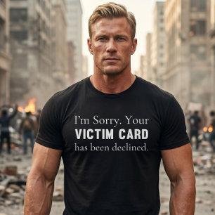 Conservatieve Politiek Incorrecte Victem Kaart T-shirt