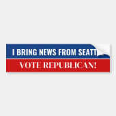 Conservatieve Republikeinse Bumpersticker (Voorkant)