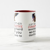 Conservatieve, Republikeinse grappige ons verkiezi Mok (Midden)