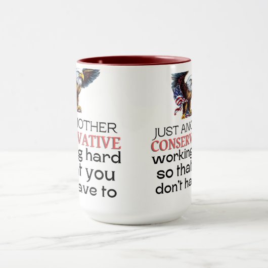 Conservatieve, Republikeinse grappige ons verkiezi Mok (Midden)