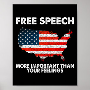 Conservatieve Republikeinse Vrijheid van Meningsui Poster