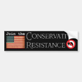 Conservatieve resistentie bumpersticker (Voorkant)