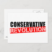 Conservatieve Revolutie Briefkaart (Voorkant / Achterkant)