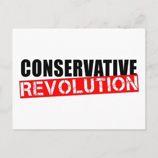 Conservatieve Revolutie Briefkaart (Voorkant)