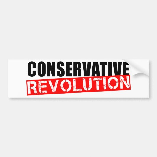 Conservatieve Revolutie Bumpersticker (Voorkant)