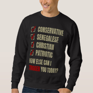 Conservatieve Senegalese Christelijke Patriottisch Trui