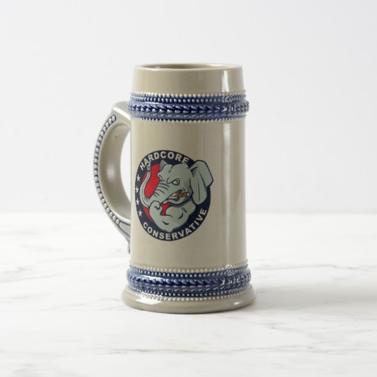 conservatieve stein bierpul (Voorkant links)