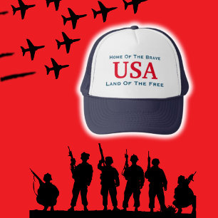 Conservatieve Veteraan USA Hoed Trucker Pet