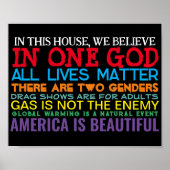 CONSERVATIEVE WAARDEN - POSTER (Voorkant)