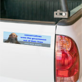 conservatieven bumpersticker (Op Truck)