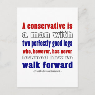 Conservatieven Gedefinieerd Door FDR Briefkaart