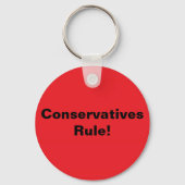 Conservatieven Regel! KeyRing Sleutelhanger (Voorkant)