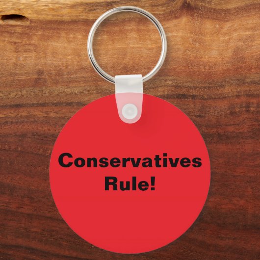 Conservatieven Regel! KeyRing Sleutelhanger (Voorkant)