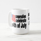 Conservatieven versus Liberale mok (Voorkant links)