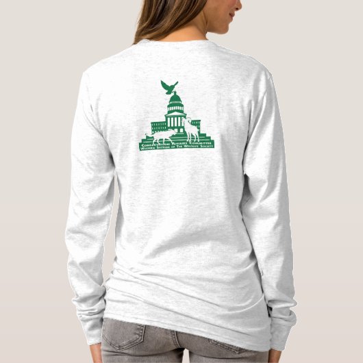 Conservation Affairs Committee Logo Long Sleeve T-shirt (Achterkant)