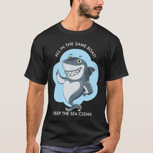 Conservation Shark Say's T-shirt (Voorkant)