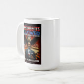 Conservatisme als koffie - Zwart! Koffiemok (Voorkant links)